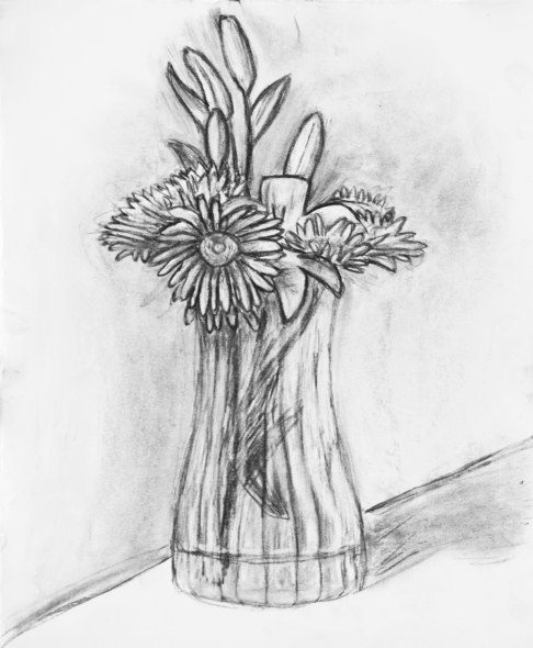 Flower Vase Drawing